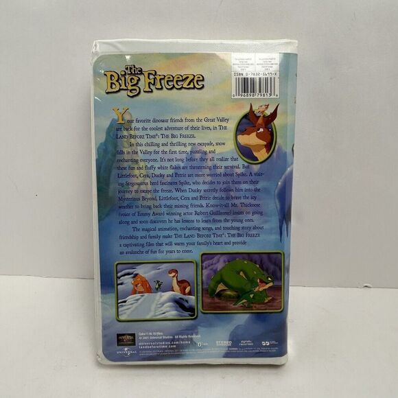 The Land Before Time Volume VIII; The Big Freeze (VHS, 2001) Clamshell - Picture 2 of 5